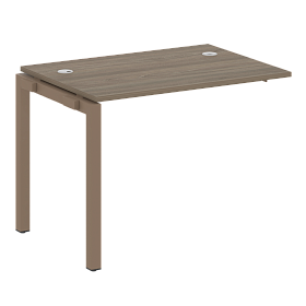 Проходной наборный элемент рабочей станции на П-образном м/к (проходная опора Б.ОСП-72, столешница, комплект траверс) 1000*720*750