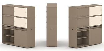 Набор №22. Тумба двойная с надставкой высокой 1500х410х1520