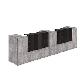 Комплект ресепшн (с подсветкой) 4048х768х1170