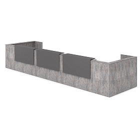 Комплект ресепшн (с подсветкой) 6254х1782х1170