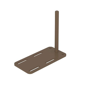 Комплект креплений экрана со штырем (универсальный) 50*104*92 - ЭйБиСи-проджект Комплект креплений экрана со штырем (универсальный) 50*104*92