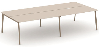 Рабочая станция на 4 места  3160х1500х750 - ЭйБиСи-проджект Рабочая станция на 4 места  3160х1500х750