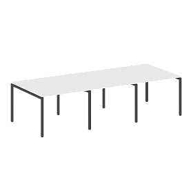 Переговорный стол (3 столешницы) на П-образном м/к 3000*1235*750