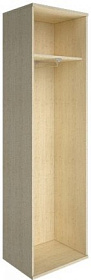 Гардероб узкий (выдвижная вешалка, правое открывание) 550х365х1980 - ЭйБиСи-проджект Гардероб узкий (выдвижная вешалка, правое открывание) 550х365х1980