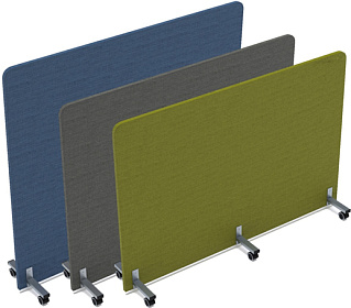 Мобильная перегородка, 1600х27х1200