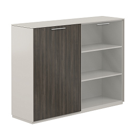 Шкаф средний + Шкаф средний со стеклом прозр. 1624х450х1200
