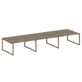 Рабочая станция на 6 раб.мест на О-образном м/к 4800*1475*750 - ЭйБиСи-проджект Рабочая станция на 6 раб.мест на О-образном м/к 4800*1475*750