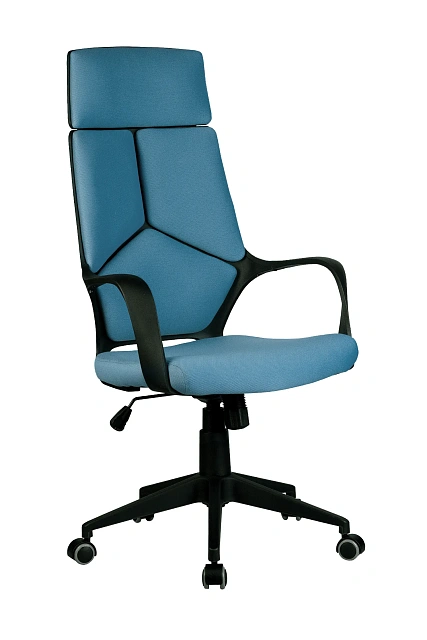 Кресло для сотрудников Riva IQ 8989 (чёрный пластик)