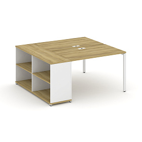 Рабочая станция с опорным стеллажом 1600х1480х750