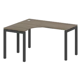 Стол криволинейный левый на П-образном м/к 1400*1200*750