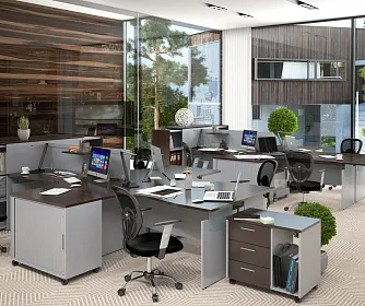 Мебель для сотрудников OFFIX NEW - ЭйБиСи-проджект Мебель для сотрудников OFFIX NEW