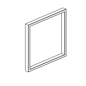 Опора стола О-образная проходная 800 мм 800*40*718