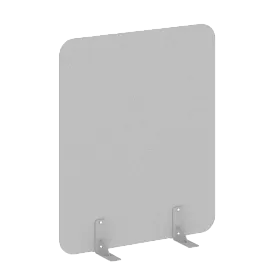 Перегородки на металлических опорах, на фетровых подпятниках, DP.F-100-120, 1000x18x1200