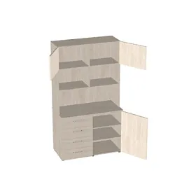 Комплект мини-кухня №2 1200х600/420х2178(2175) - ЭйБиСи-проджект Комплект мини-кухня №2 1200х600/420х2178(2175)