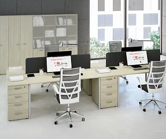 Мебель для сотрудников A4 - ЭйБиСи-проджект Мебель для сотрудников A4