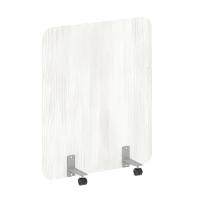 Перегородка на металлических опорах, на роликах, DP.R-100-120, 1000x18x1200