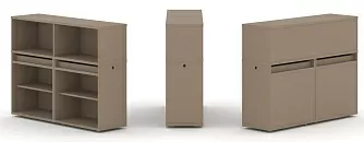 Набор №1. Тумба двойная с надставкой низкой 1500х410х1135 - ЭйБиСи-проджект Набор №1. Тумба двойная с надставкой низкой 1500х410х1135