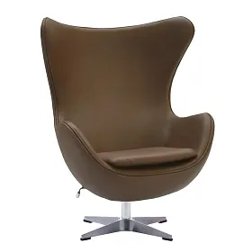 Кресло EGG CHAIR  (прессованная кожа) - ЭйБиСи-проджект Кресло EGG CHAIR  (прессованная кожа)