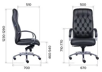 Офисное кресло Everprof Monaco (экокожа)