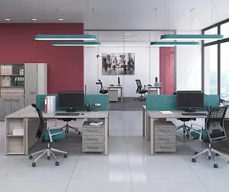 Мебель для сотрудников SOLUTION - ЭйБиСи-проджект Мебель для сотрудников SOLUTION
