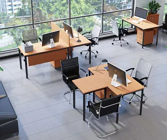 Мебель для сотрудников SLIM SYSTEM - ЭйБиСи-проджект Мебель для сотрудников SLIM SYSTEM