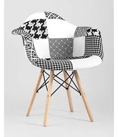 Кресло Eames DSW пэчворк