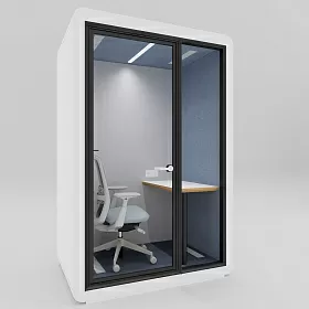 Акустическая кабина LWOP ONE WORK одноместная 1500х1000х2364 ткань