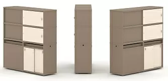 Набор №26. Тумба двойная с надставкой высокой 1500х410х1520