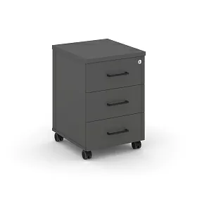 Тумба мобильная 3 ящика.  Стандартные колеса SN.TM-002 416*460*611