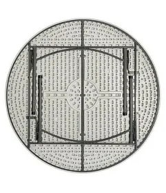 Стол круглый складной пластиковый Кейт d1600х740