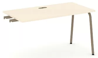 Стол приставка к опорным тумбам 1380х730х750