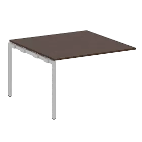 Проходной наборный элемент переговорного стола на П-образном м/к (проходная опора Б.ОСП-123, столешница, два комплекта траверс) 1200*1235*750