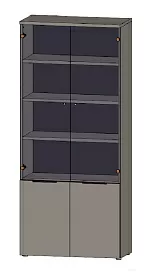 Шкаф универсальный со стеклом