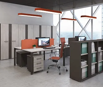 Мебель для сотрудников SOLUTION - ЭйБиСи-проджект Мебель для сотрудников SOLUTION