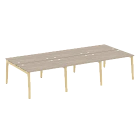 Рабочая станция, опоры - массив дерева 3540*1635*750