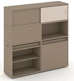 Набор №28. Тумба двойная с надставкой высокой 1500х410х1520