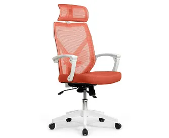 Офисное кресло Riva Oliver (W-203 AC) белый пластик