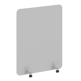 Перегородка на металлических опорах, на роликах, DP.R-120-150, 1200x18x1500