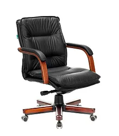 Кресло руководителя Бюрократ T-9927WALNUT-LOW