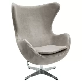 Кресло EGG CHAIR  (искусственная замша) - ЭйБиСи-проджект Кресло EGG CHAIR  (искусственная замша)