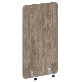 Перегородка на металлических опорах, на роликах, DP.R-100-180, 1000x18x1800