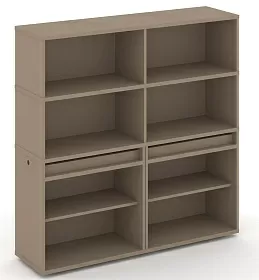 Набор №1. Тумба двойная с надставкой высокой 1500х410х1520