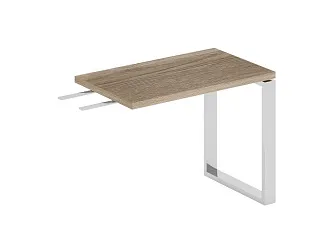 Приставка с опорами цвета хром Rola 1000x600x770