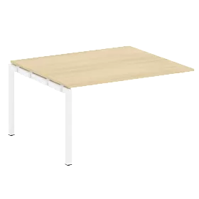 Проходной наборный элемент переговорного стола на П-образном м/к (проходная опора Б.ОСП-123, столешница, два комплекта траверс) 1400*1235*750