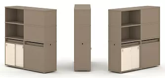 Набор №21. Тумба двойная с надставкой высокой 1500х410х1520