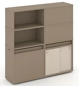 Набор №21. Тумба двойная с надставкой высокой 1500х410х1520