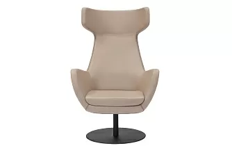 Кресло Орлеан с высокой спинкой на круглой опоре