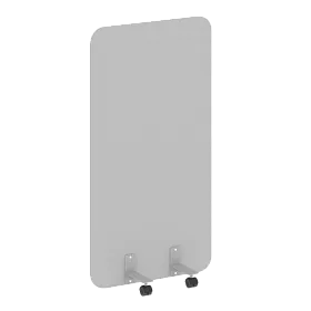 Перегородка на металлических опорах, на роликах, DP.R-80-150, 800x18x1500