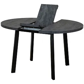 Next Стол обеденный  круглый раскладной 1000-1300x1000x765 - ЭйБиСи-проджект Next Стол обеденный  круглый раскладной 1000-1300x1000x765