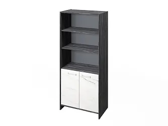 Шкаф для документов полуоткрытый широкий 800х460х1861 - ЭйБиСи-проджект Шкаф для документов полуоткрытый широкий 800х460х1861